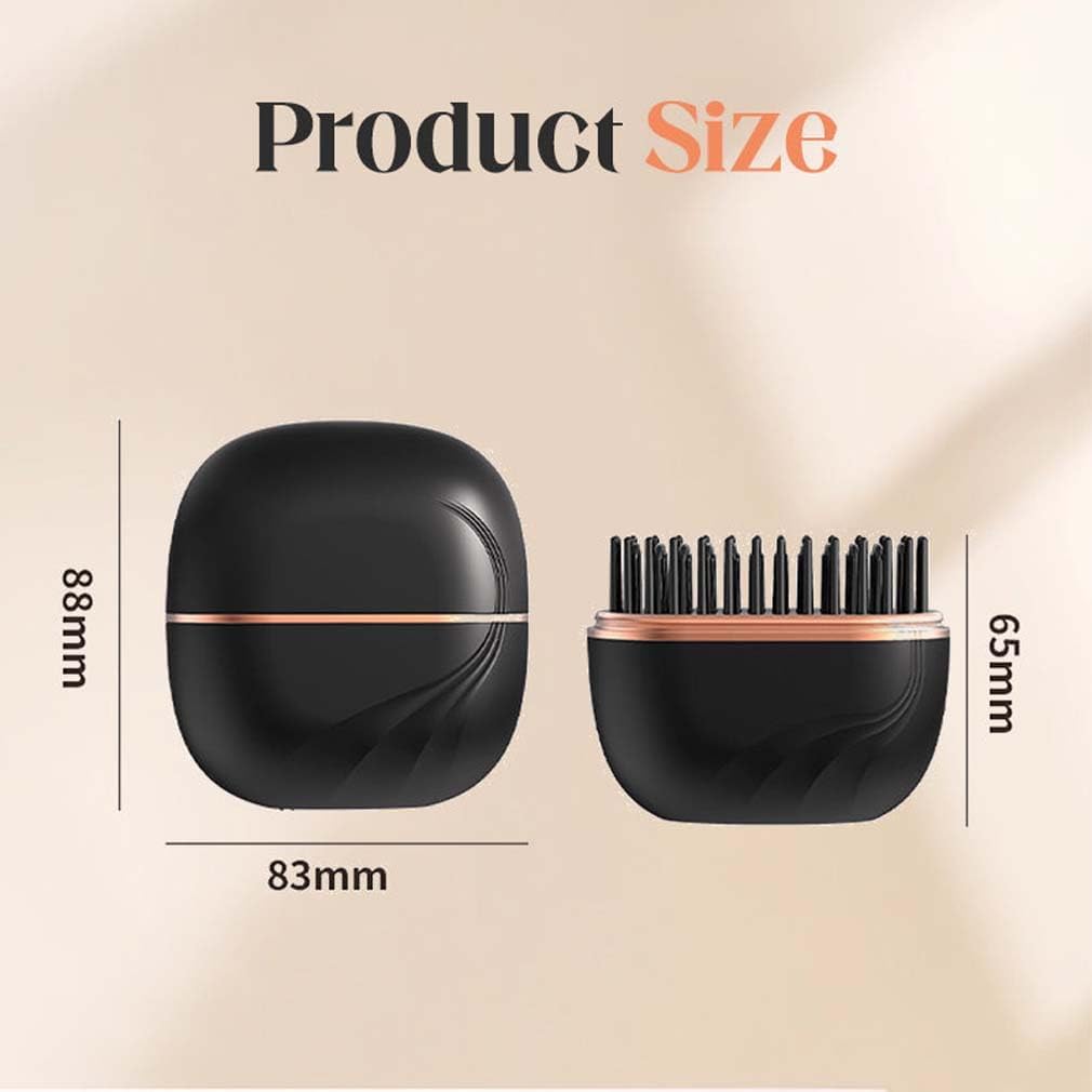 Mini Brosse Lissant Sans Fil – Lissage Rapide & Sécurisé
