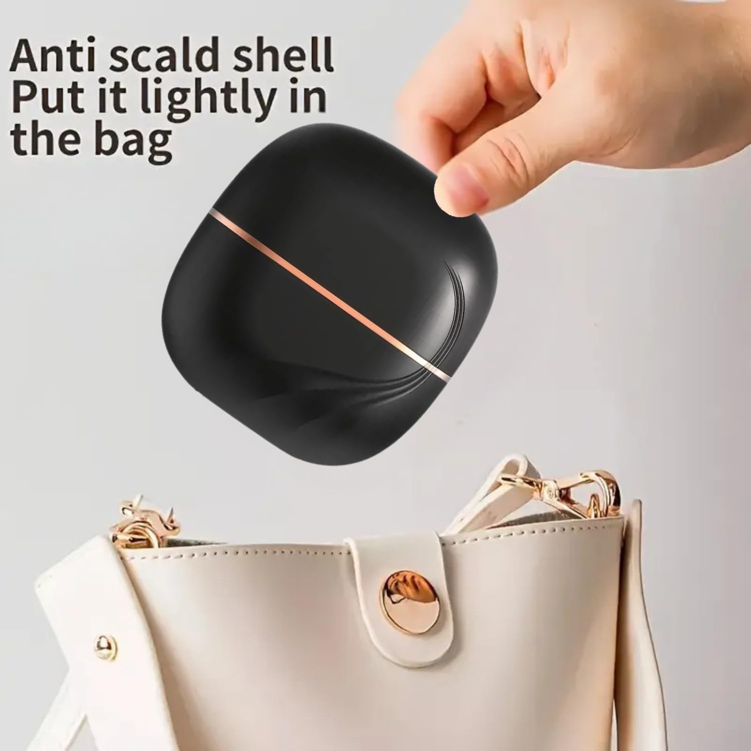 Mini Brosse Lissant Sans Fil – Lissage Rapide & Sécurisé