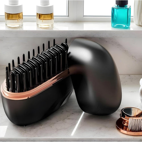 Mini Brosse Lissant Sans Fil – Lissage Rapide & Sécurisé